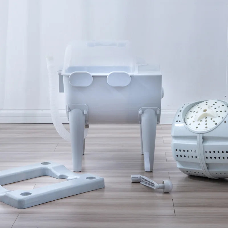 Outdoor Portable Hand Rock Drum Washing Machine No