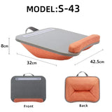 Multifunctional Portable Travel Laptop Desk Back Cushion High-density