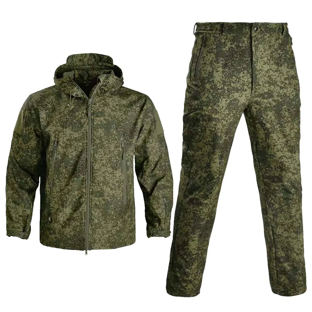 Military Uniform Fleece Russian Camo Tactical assult combat