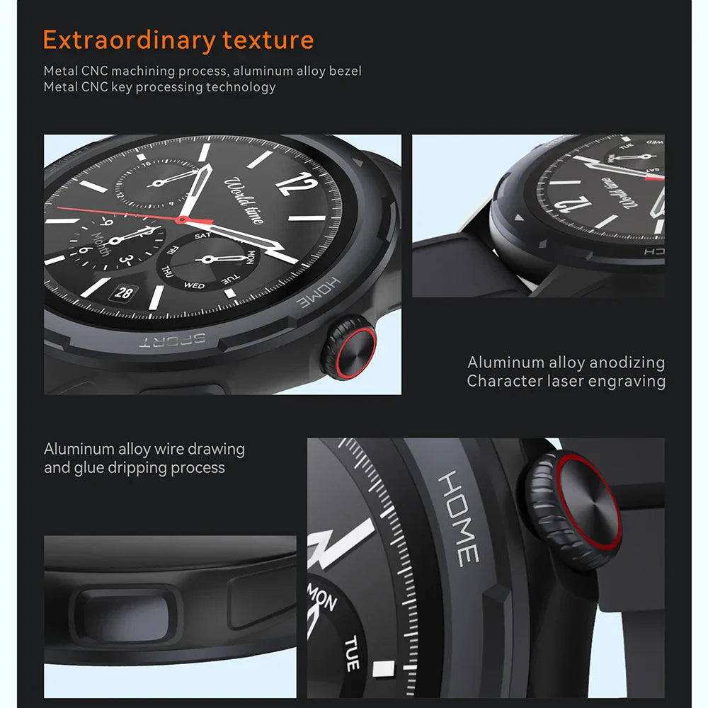 New MW04 fashion smart watch screen 360*360 resolution