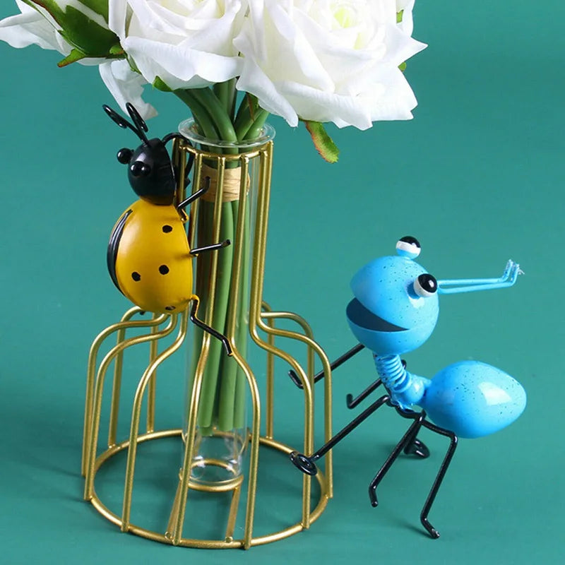 Cute Ant Statue Garden Decor Figure Stand Ant