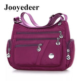 Jooyedeer Women Oxford Waterproof Shoulder Bag Casual Crossbody