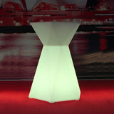 Hexagonal LED Light Up Accent Side Table, 16-Color