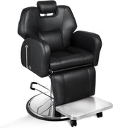 Baasha Barber Chair, Reclining Salon Chair for Hair