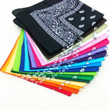 Fashion Bandana Kerchief Head Square Scarves Print Handkerchief