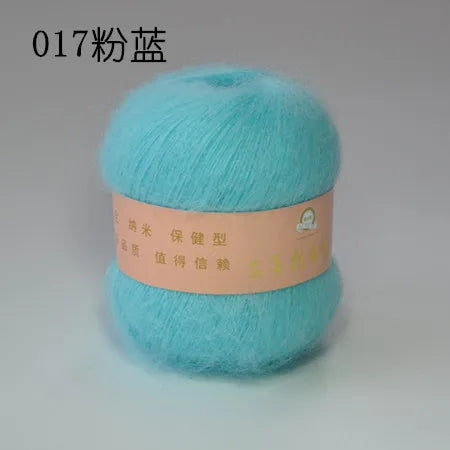 6 Balls Angora Mohair Wool Yarn for Knitting