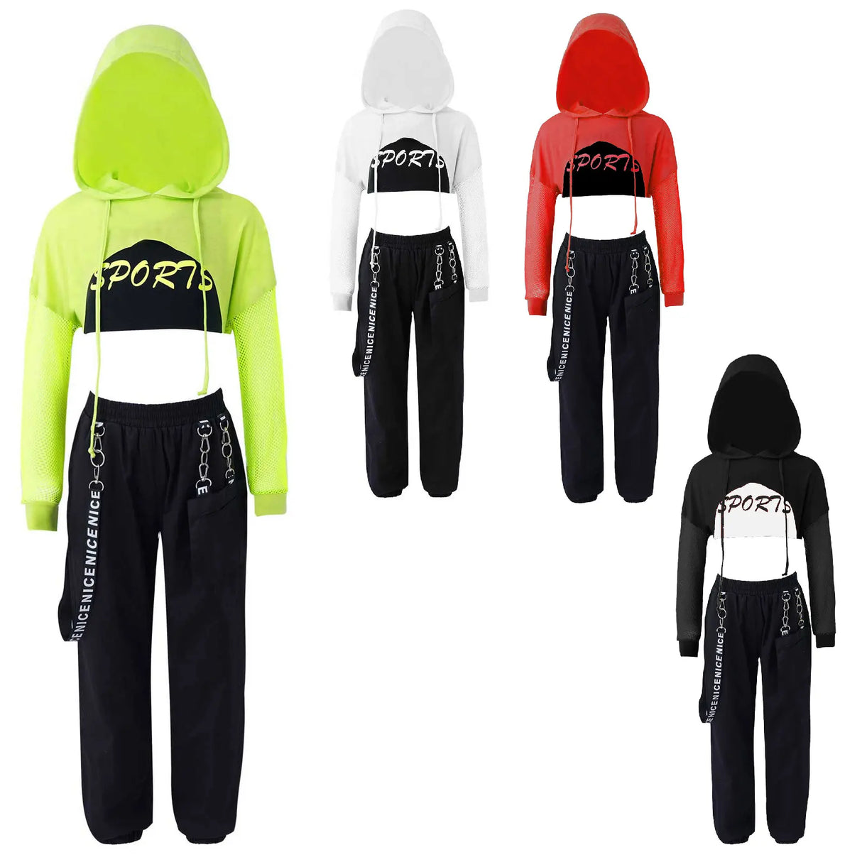 Kids Girls Jazz Hip Hop Dance Costume Street