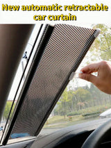 1pc Car Retractable Sunshade Curtain for Heat Insulation and Sun Blocking