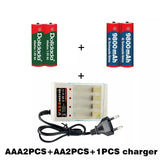 New AA rechargeable battery 9800mah/8800mah 1.5V New Alkaline