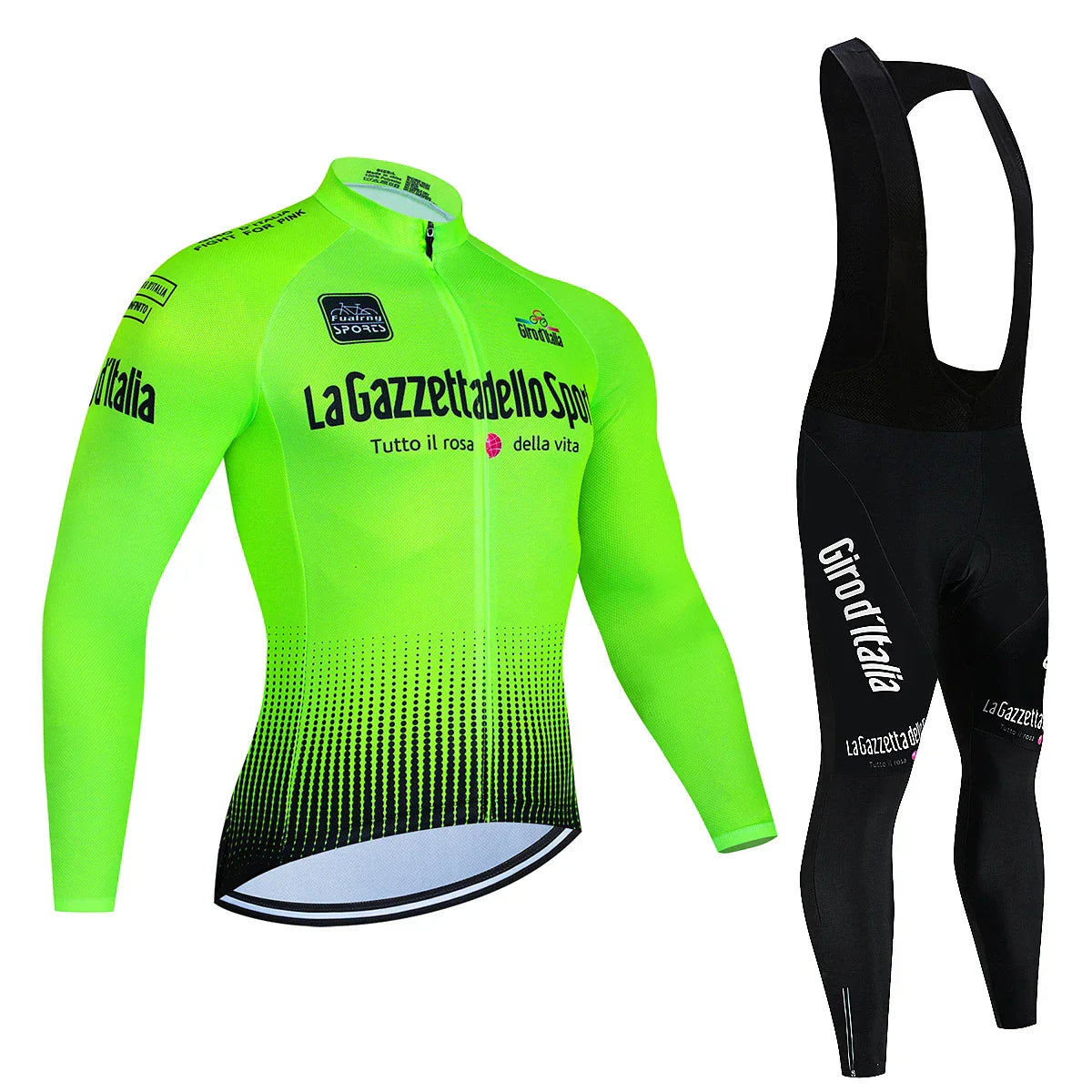 Tour De Italy D'ITALIA Cycling Jersey Set Premium