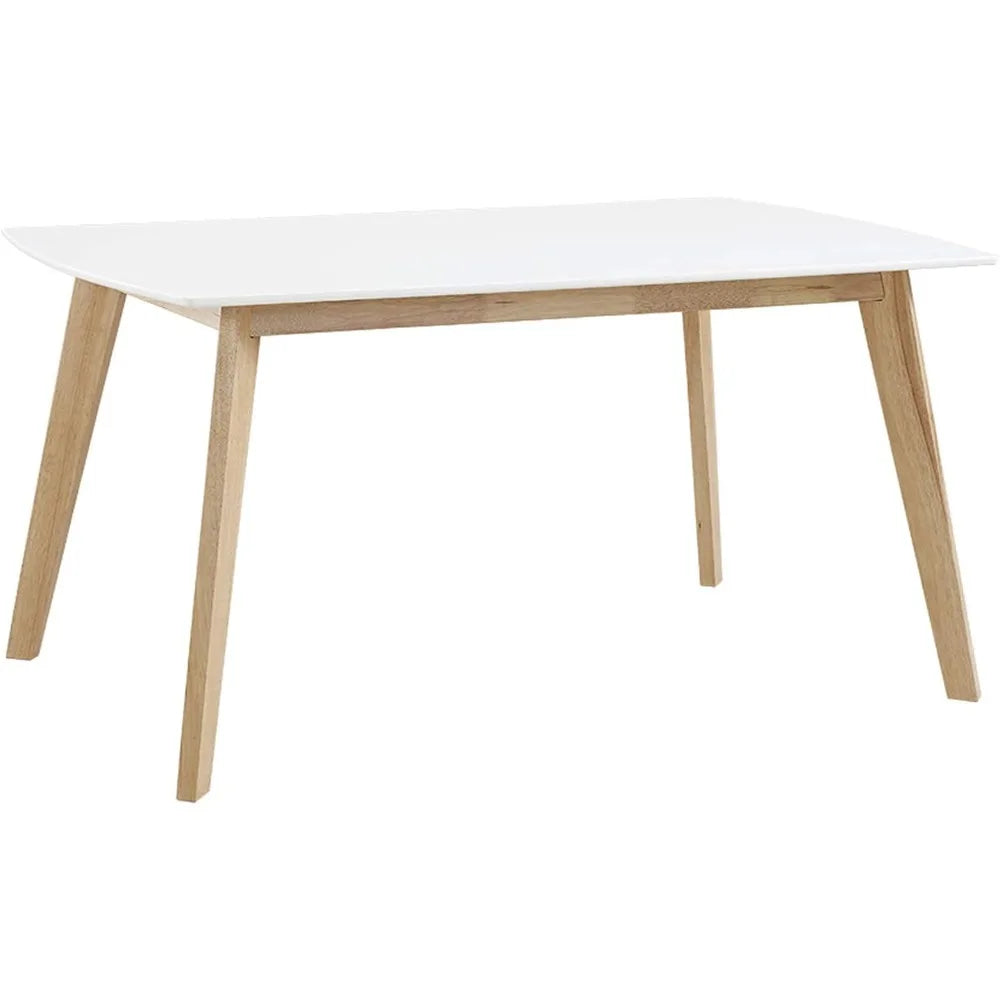 Walker Edison Mid Century Modern Wood Table Dining