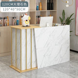Modern wood Reception Desks Simple Supermarket Cashier Hotel