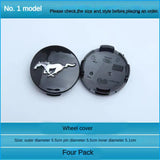4pcs 68mm 55mm for Mustang wheel rims cover
