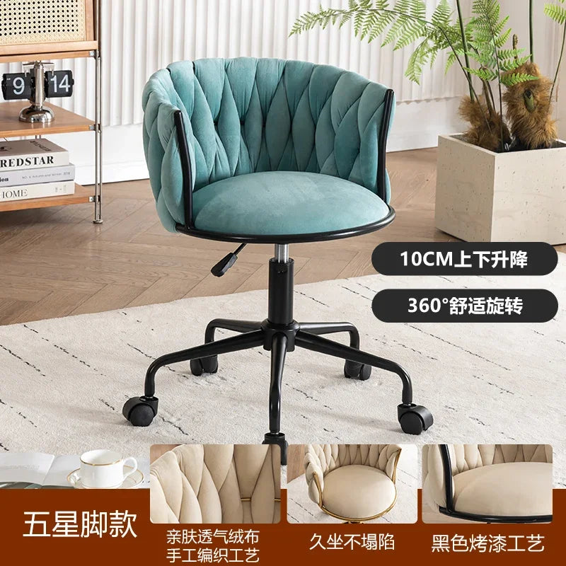 Adjustable Swivel Makeup Chair Living Room Dining Chair
