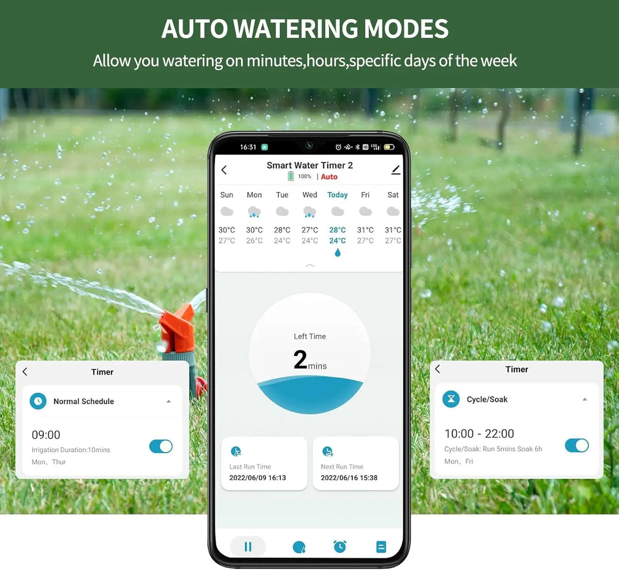 Tuya Wifi Automatic Irrigation Timer Smart Garden Watering
