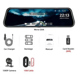Mirror Camera for Car Touch Screen Video Recorder