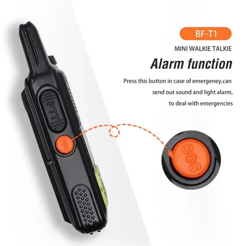Baofeng Mini Walkie Talkie BF-T1 UHF 400-470MHz Portable