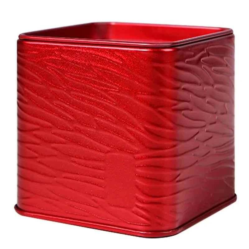 Mini Square Metal Pet Urn, Funerary Animal Ash