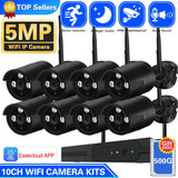 Wireless Wifi Camera Kit 5MP Audio Smart AI
