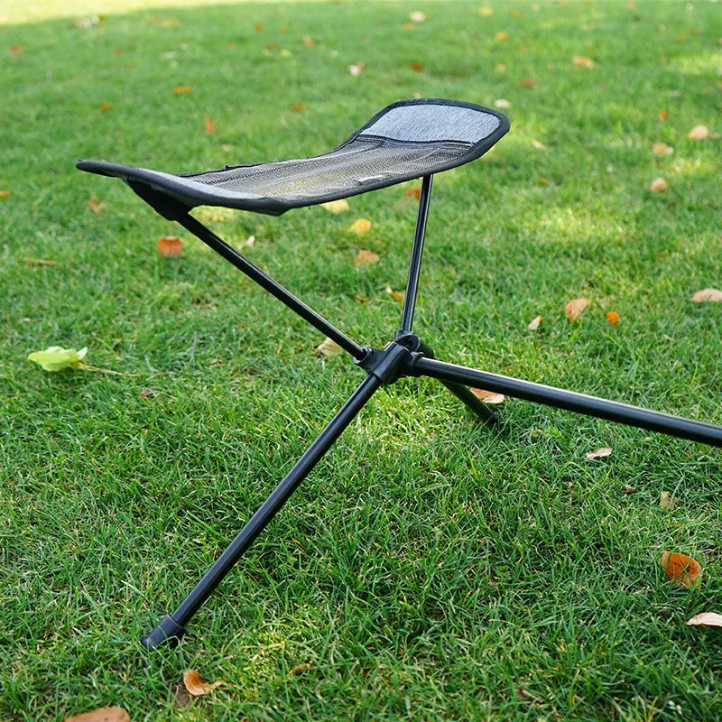Outdoor Folding Chair Footstool Portable Recliner Lazy Foot