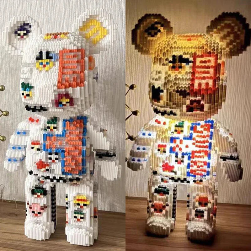 Cartoon Mini Love Violent Bear Bearbrick Colour Model