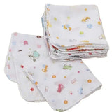 3Pcslot Mini Square cartoon printed baby Handkerchiefs Children