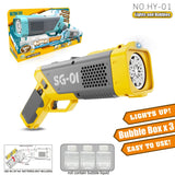 luminous automatic Electric Bubble Gun Gatlin Bubble Gun