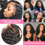 Glueless Transparent 13x4 Lace Front Human Hair Wigs
