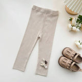 Autumn Girls Cotton Bottoms Pants 2023 New Korean