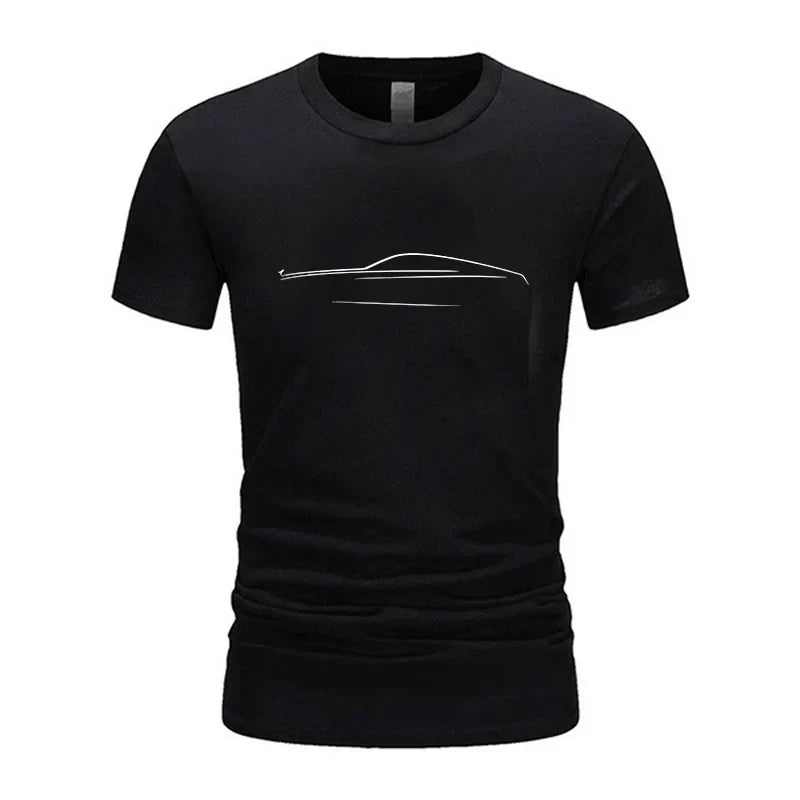 2024 New Men's Casual Top Short sleeved T-shirt