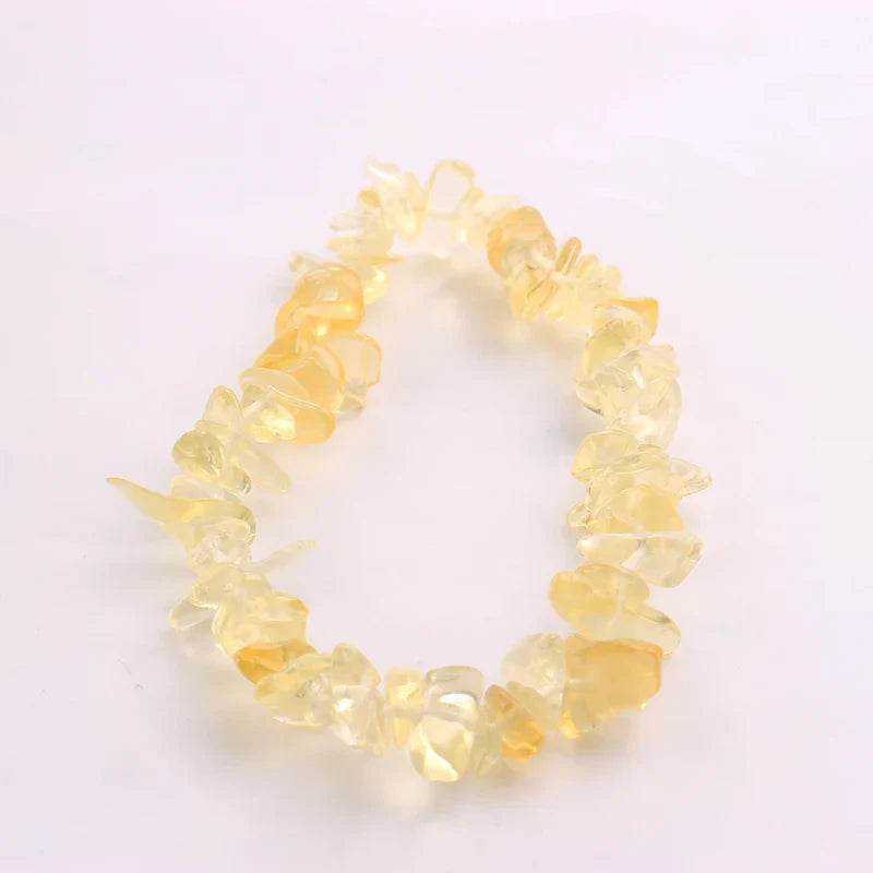 Stretch Natural 5-8mm Chips Bead Bracelet Healing Crystal