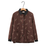 Womens Plus Size Autumn Winter Quilted Jacket Casual