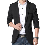 5XL-M Brand Mens Casual Blazers Spring Autumn Fashion