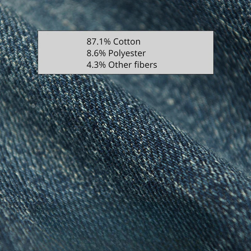 Spring Autumn New Cotton Retro Tapered Jeans Men