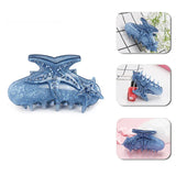 Cartoon Starfish Hair Clips for Women Rhinestone Acrylic