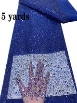 Luxury African Lace Fabric High Quality French Guipure