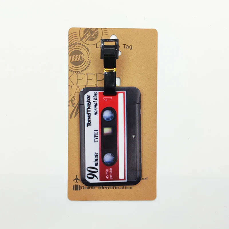 Tape Camera Luggage Label Men Travel Luggage Tag