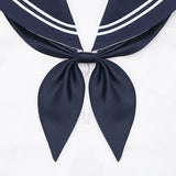 Japanese School Girl Cosplay Anime Sailor Suit Bow
