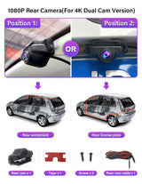 Car DVR 4K Dash Cam for Volkswagen Tiguan