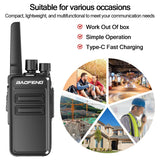 2/4 PCS Baofeng AR-12 Mini Walkie Talkie Wireless