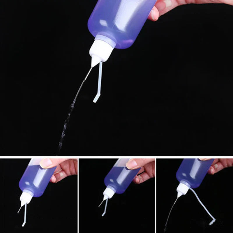 5pcs 5100ml Squeeze Bottles Needle Tip PE Glue