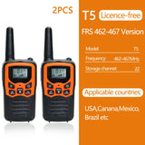 2/4/6 PCS ABBREE Walkie Talkie PMR/FRS UHF Mini