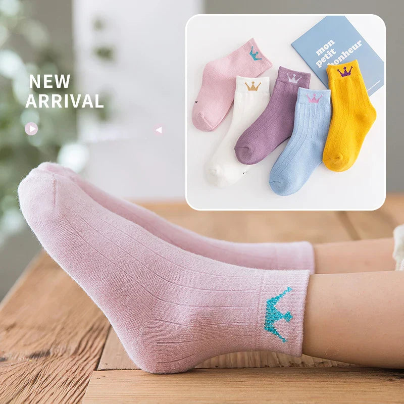 Kids Socks Girl Boy Fall Winter Thick Warm