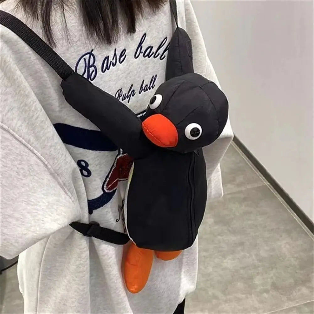 38cm Penguin Plush Backpack Cartoon Cute Penguin Plush