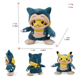 Pokemon Pikachu Cosplay Toys Charizard Snorlax Garchomp Tyranitar
