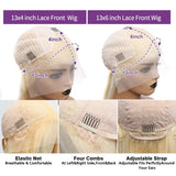 30 32 Inch 13x4 Straight 613 Blonde Lace