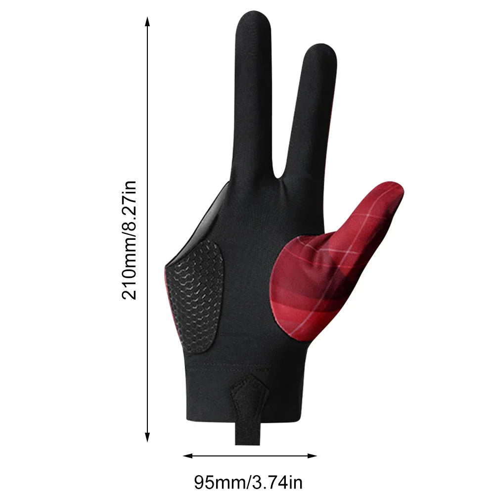 Billiards Glove Left Right Three Finger Snooker Billiard