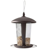 2-in-1 Bird Feeder for Garden Weather Resistant Metal