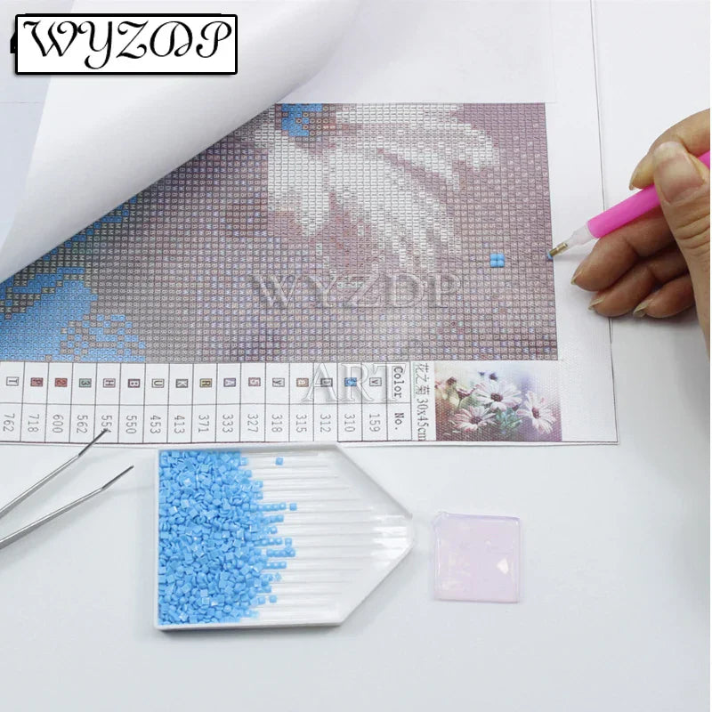 Full Crystal Diamond Painting Kit Mosaic Embroidery Resin