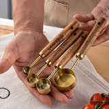 4pcs Stack Able Stainless Steel Measuring Spoons With